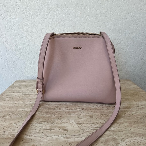 DKNY Blush pink crossbody satchel - Picture 3 of 8